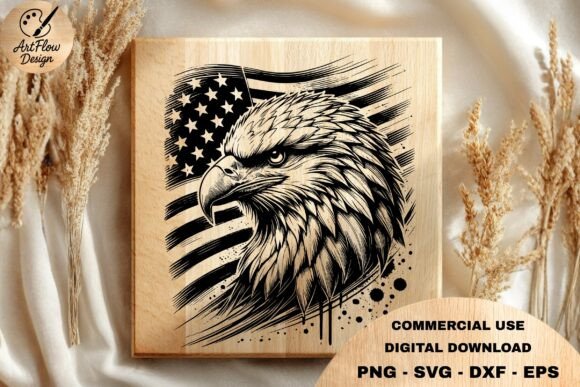Evaluating the Bald Eagle American Flag SVG for Creative Projects