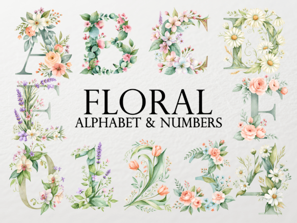 Floral Alphabet Numbers Clipart: A Practical Guide for Designers and Crafters