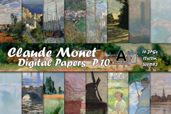 Integrating Claude Monet Paintings Digital Papers 10 into Modern Creative Workflows