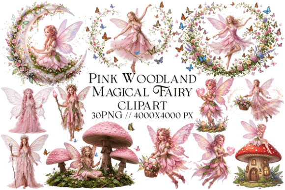 Mastering the Pink Woodland Magical Fairy Clipart Aesthetic for Professional Results