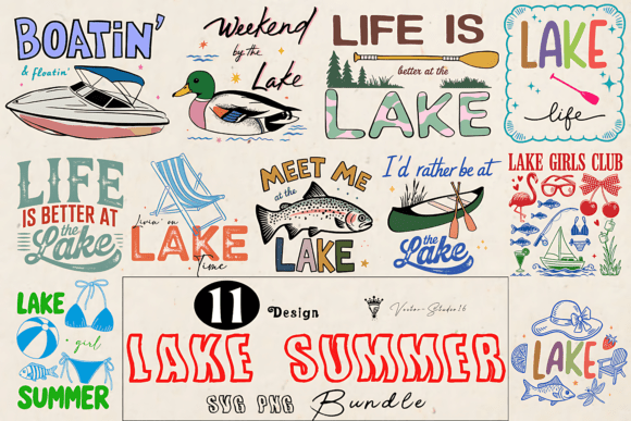 Revitalizing Summer Design Workflows with the Lake Summer SVG PNG Bundle