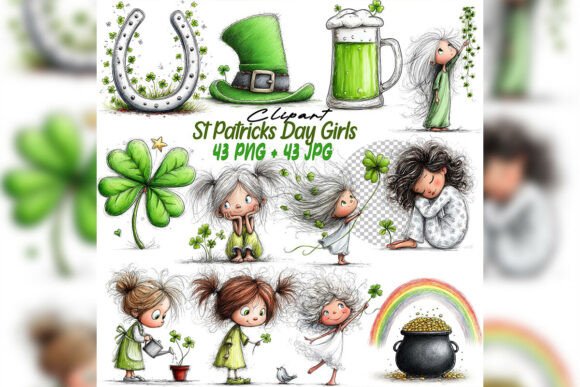 Unlocking Irish Magic: A Guide to Using Whimsical St Patrick’s Day Watercolor Clipart