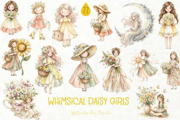 Whimsical Daisy Girls Clipart: A Practical Guide for Creators and Small Business Owners